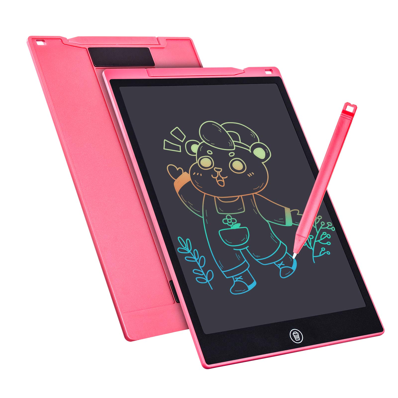 LCD Writing Tablet, 12 Inch LCD Coloring Drawing Tablet Doodle Board for Kids Learning Toys, Erasable Electronic eWriter Handwriting Sketch Pad, Christmas Birthday Gifts for 3 Age+