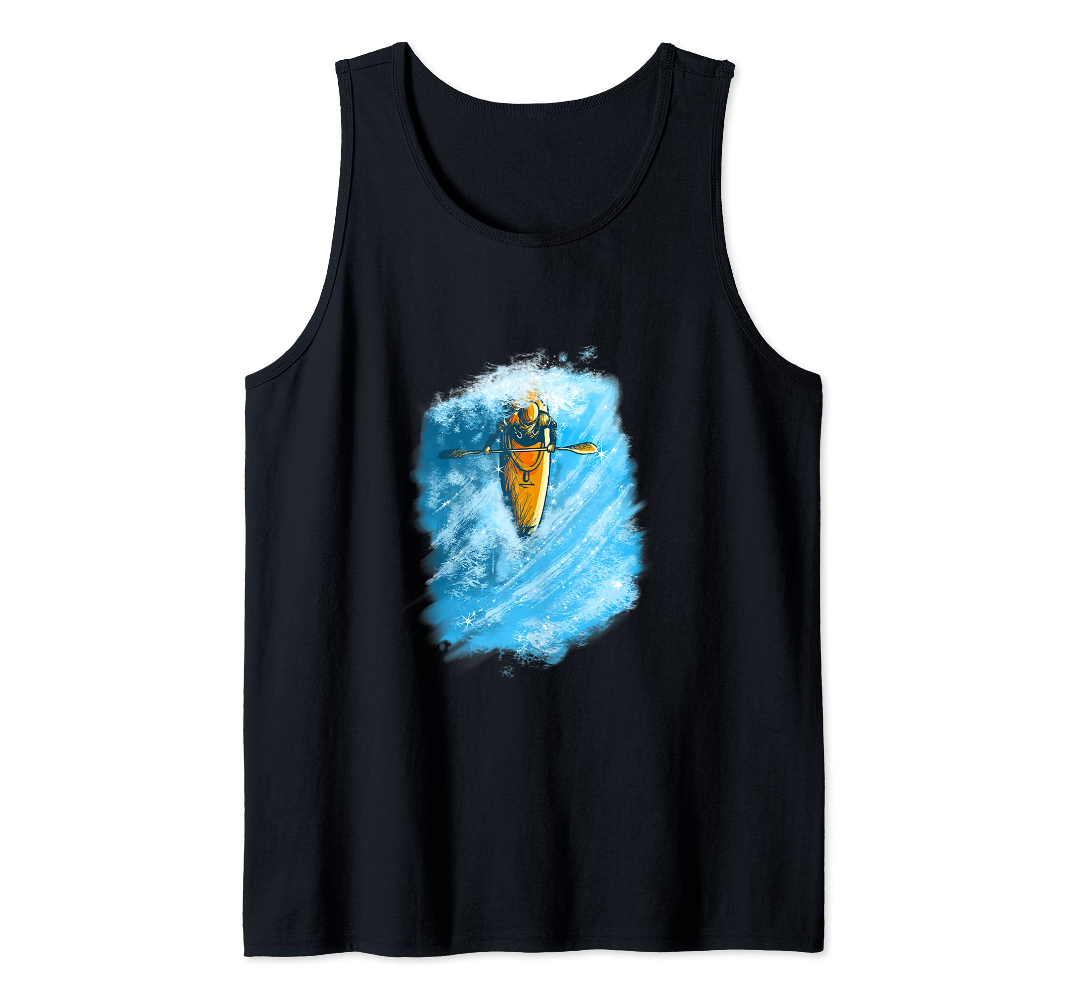 Kayak Gift Kayaking Rapids Tank Top