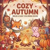 Cozy Autumn: Bold & Easy Coloring Book (Little Hands Coloring)