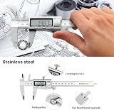 LOUISWARE 150mm Digital Vernier Caliper Stainless Steel Inch/Metric view 5