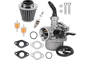 MTRPARTS PZ19 Carburetor for 50cc 70cc 80cc 90cc 110cc 125cc ATV Dirt Pit Bike Taotao Honda CRF By Chinese Quad 4 Stroke ATV Go Kart Pit Dirt Bike