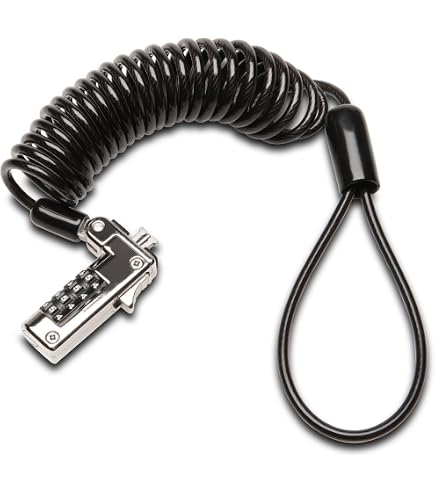 Amazon.com: Kensington Slim Portable Combination Lock for Standard