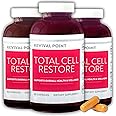 Advanced Cell Regeneration Supplement– Stem Cell & DNA Repair Supplement with Spermidine, Curcumin, Astragalus Extract & Zinc– Supports Mitochondria, Cellular Health, Memory, Brain & Joints- 180 count