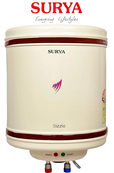 Surya Sizzle Geyser with ISI Marking (Ivory, 10L)