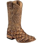 Cody James Men's Pirarucu Exotic Boot Broad Square Toe - Bbme404