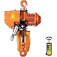 VEVOR 2 Ton Wireless Electric Chain Hoist, 4400 LBS Capacity with 20 FT Lifting Height, IP54 Protection, Three Phase Overhead Crane with G100 Chain