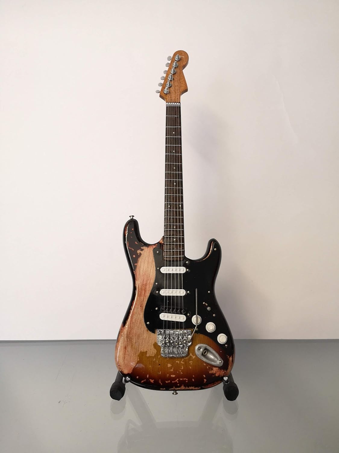 Richie Sambora (Bon Jovi) Miniature Guitar Replica, Music Gifts, Handmade Ornamental 1/4 Scale, Includes a Display Box - Image 5
