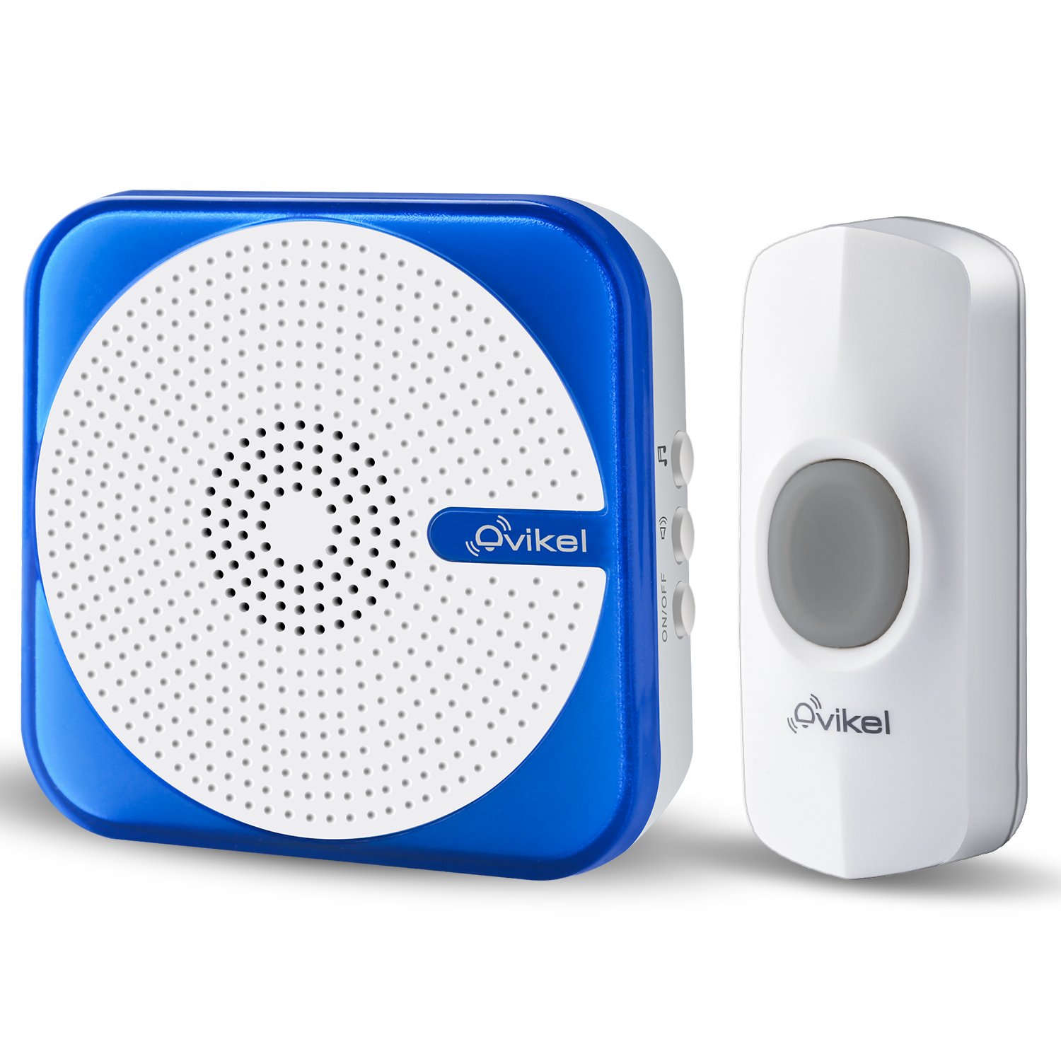 Vikel Wireless Plugin Doorbell Chime Kit with 500 Feet Operating Range