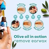 Medi Grade Olive Oil Ear Drops 10ml for Wax Removal Pipette Dropper view 4
