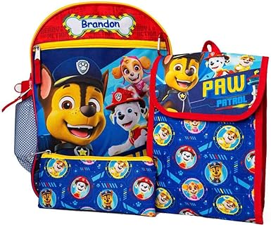 personalized paw patrol backpack
