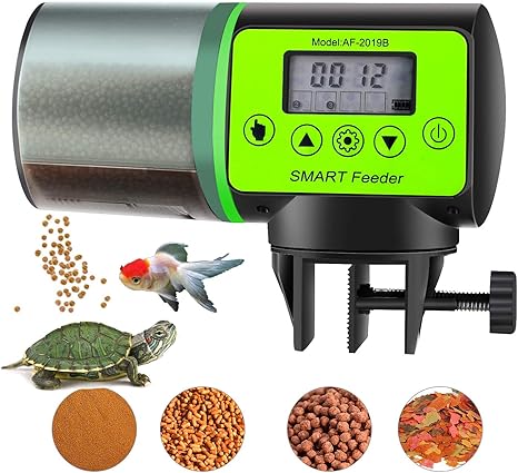 Amazon Com Shinepick Automatic Fish Feeder Moisture Proof Fish