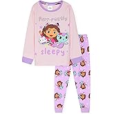 Gabby’s Dollhouse 2-Pc Pajama Set for Girls, 2-8 Years, Long Sleeve Top, PJ Pants, Nightwear, Loungewear, Gifts for Girls