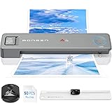 Laminator Machine, BONSEN A3 Hot & Cold Laminator with 50 Laminating Pouches, 4 in 1 Thermal Laminator with Paper Trimmer and