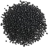 T4U Tumbled Black Gravel Chips 2 LB Irregular Natural Rock Pebbles 4-6mm