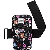 HAWEE Cell Phone Arm Bands Bag for Women Sports Running Pouch Hold Smartphone 6.28 Inches Full-Screen, Colorful Flower