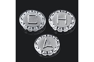 JAVIIX 80677 Faucet Index Buttons for Price Pfister Faucets Bathroom Sink Knobs Hot, Cold, Diverter Index Buttons 3 Count（1 Pack） Clear Acrylic