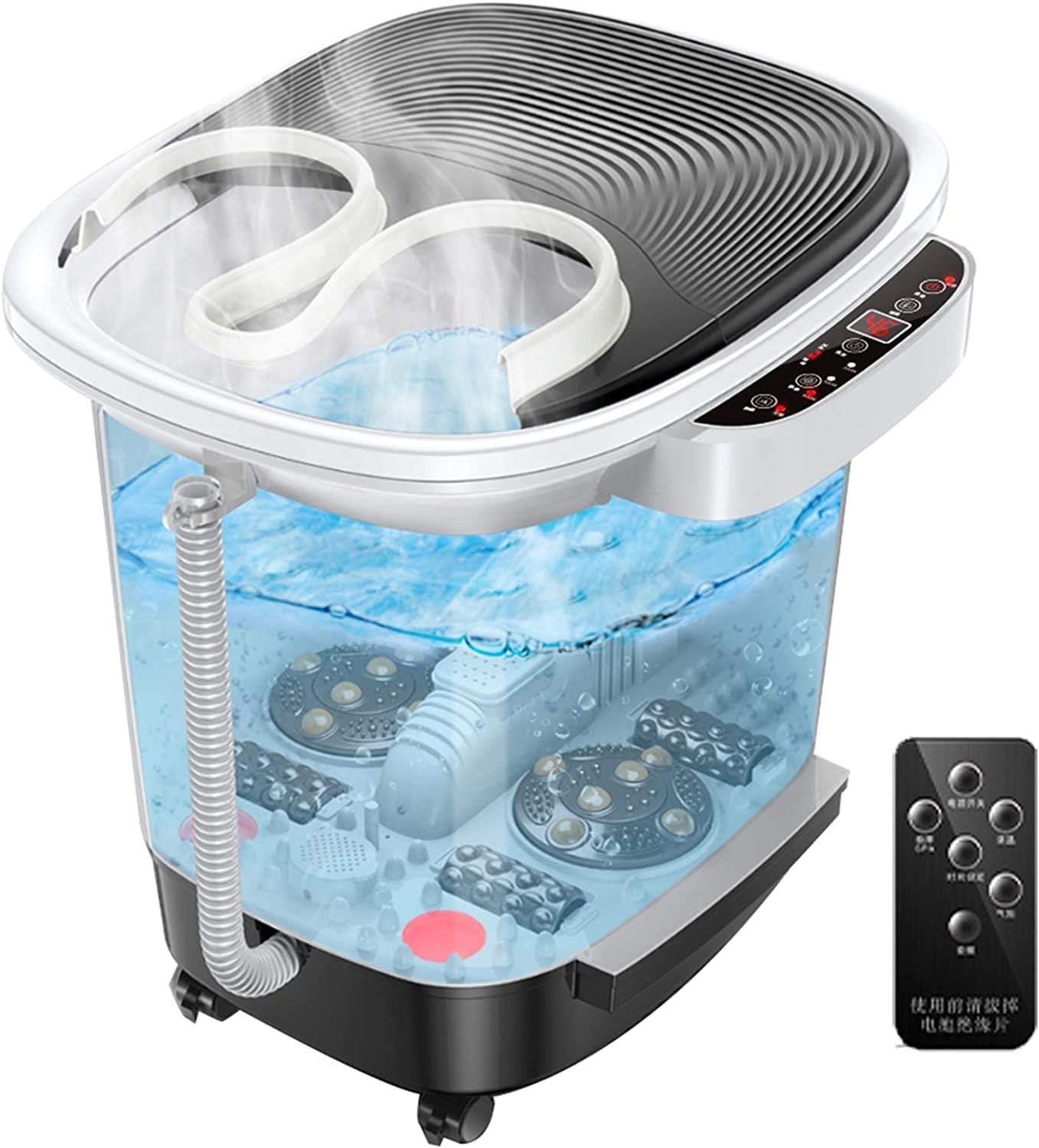 XIXIANDASHA Automatic Foot Bath Spa Heated Shiatsu Massage Foot Spa