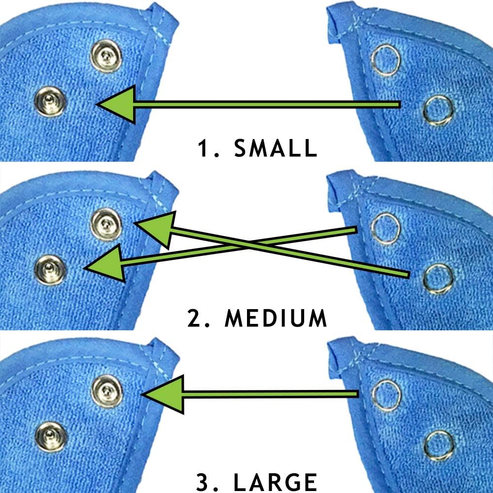 Waterproof Baby Bibs with Snaps, Unisex, 10 Pack, Solid Colors: Clothing