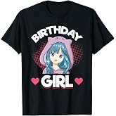 Anime Manga Birthday Girl Birthday T-Shirt