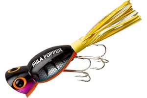 Arbogast Hula Popper Topwater Bass Fishing Lure