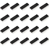 Bridgold 20pcs CD4511BE CMOS BCD-to-7-Segment Latch Decoder Drivers,DIP-16. | CD4511 4511