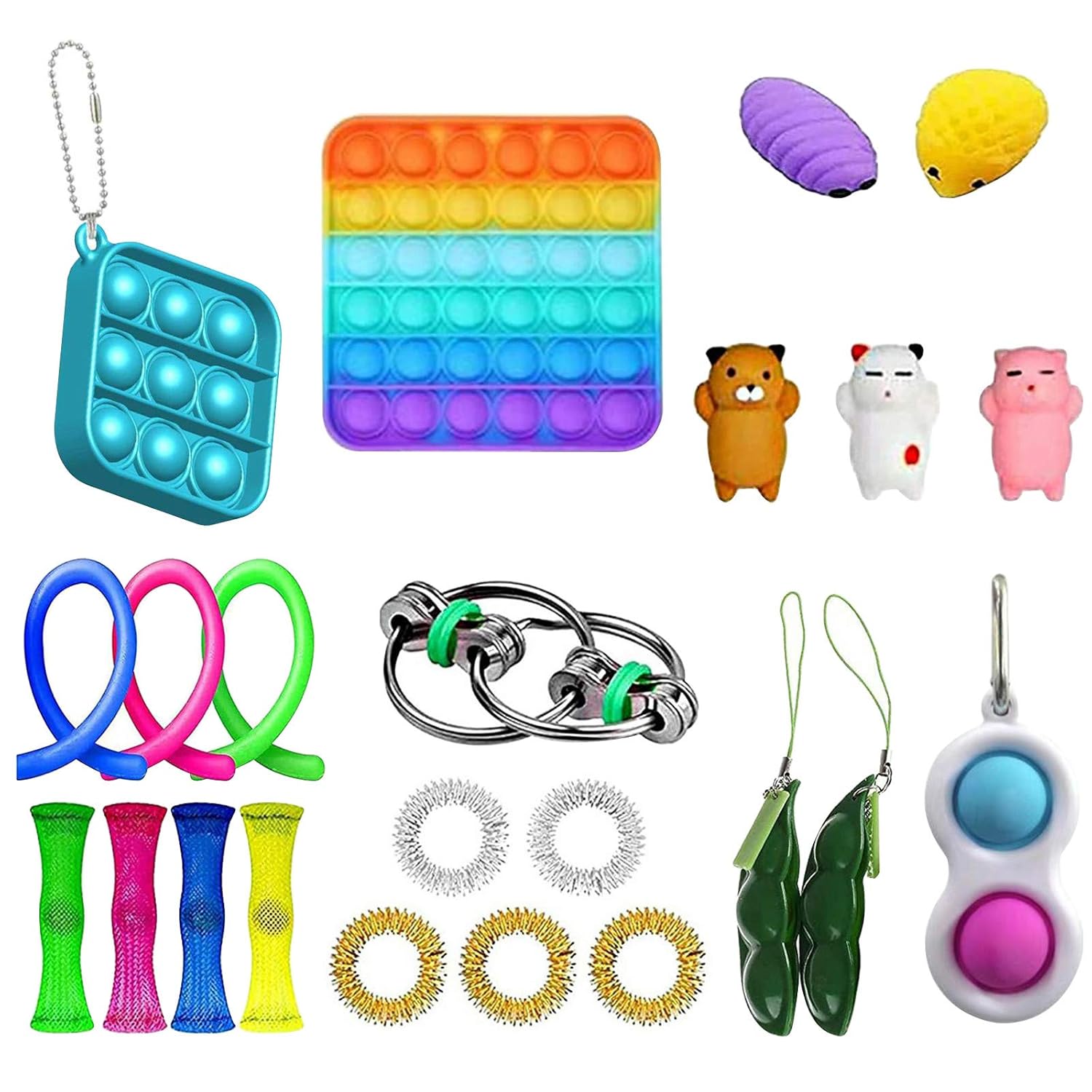 Fidget Toys Set, Cheap Fidget Pack for Adults Kids, Stress Relief and