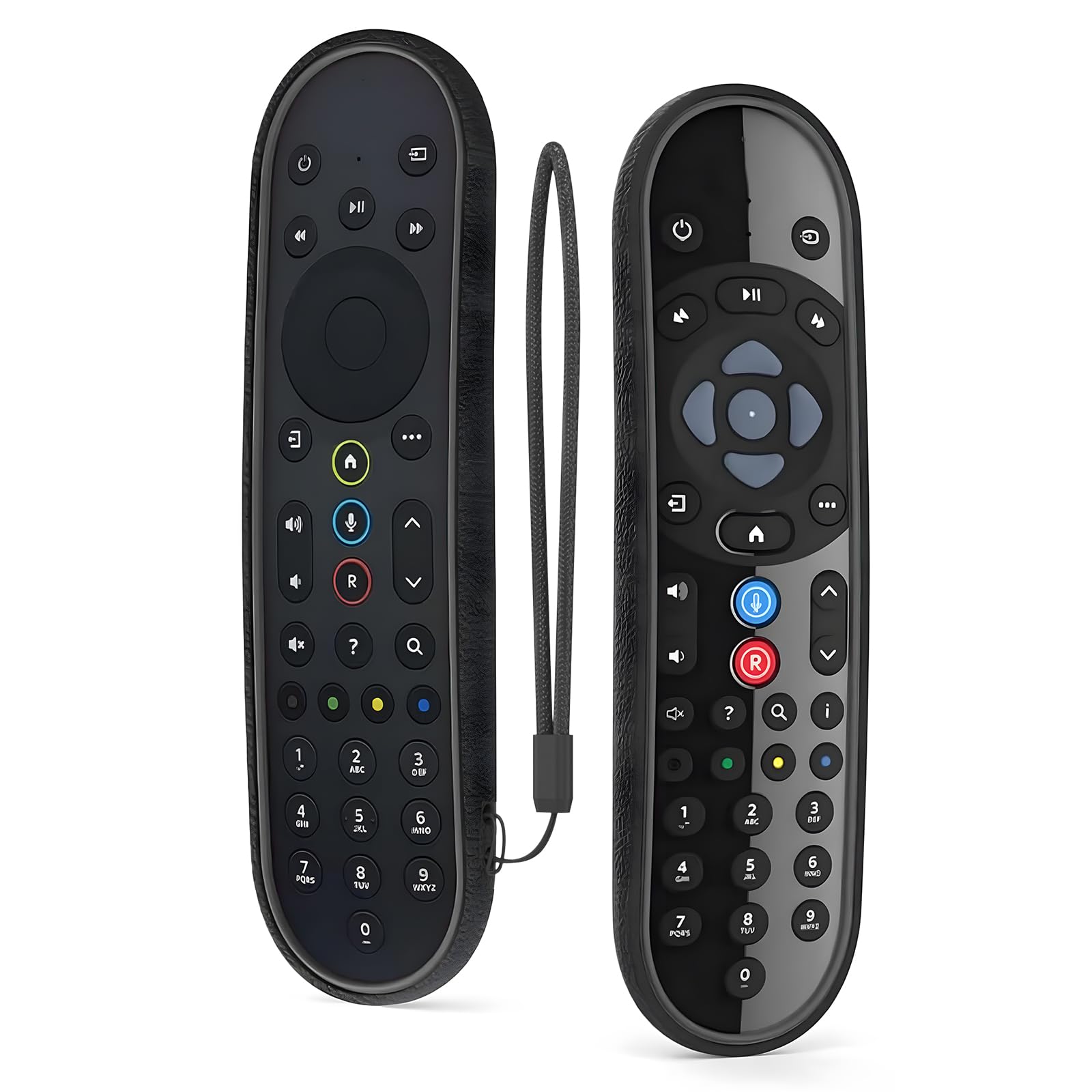 Sky Q Remote Control Cover - Compatible with Sky Q EC201/EC202/EC302, Fit a Glove, Silicone Protection, Good Grip, Shockproof with Anti-Lost Hand Strap (Black)