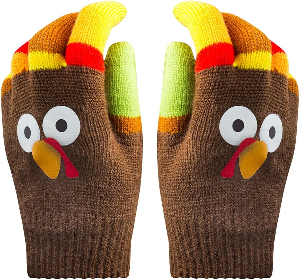 Run Now Gobble Later Turkey Running Gloves | Running Gloves by Gone For a Run: Clothing