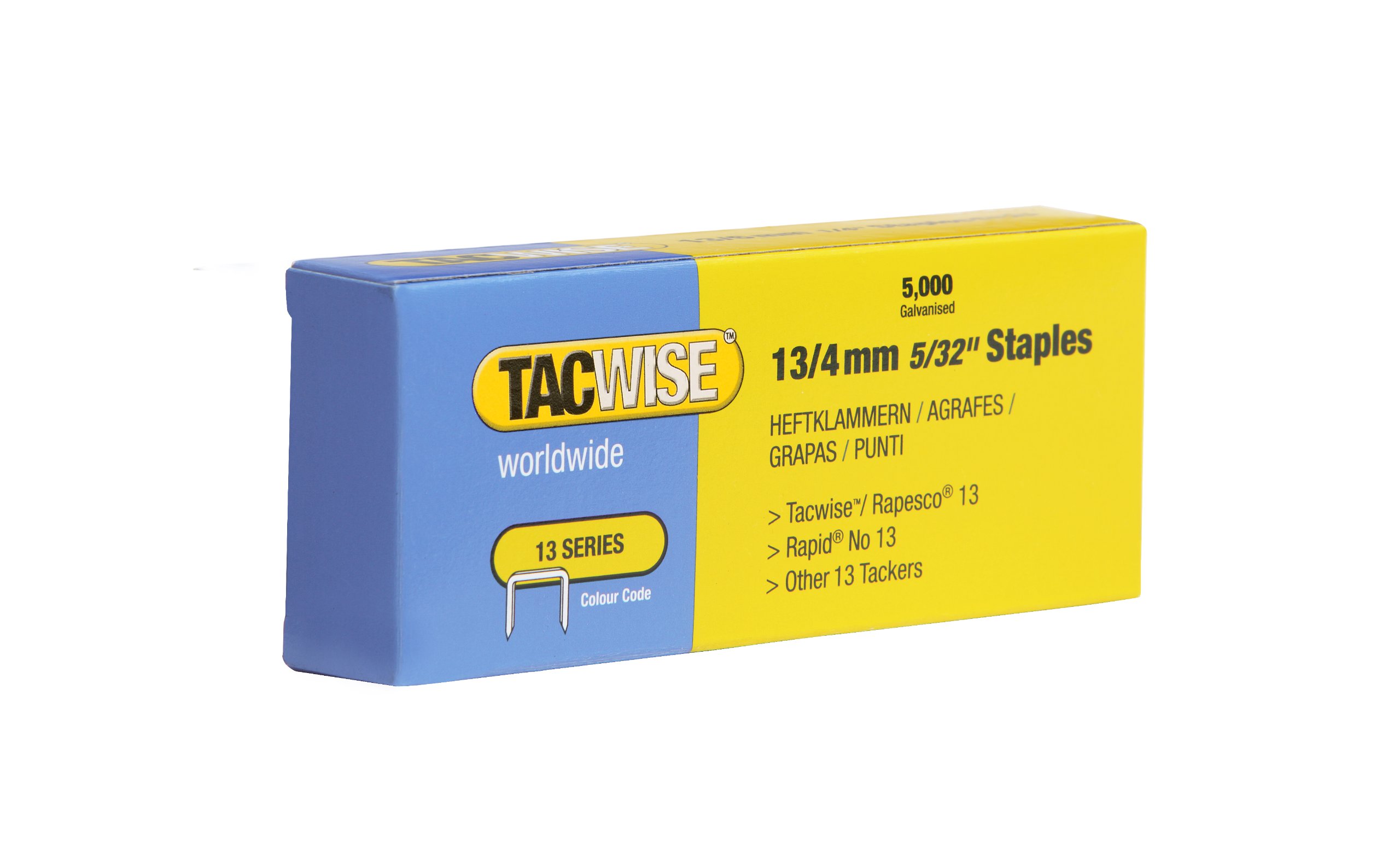 Tacwise Type 13/4mm Staples for Staple Gun (Pack of 5000), (0232)