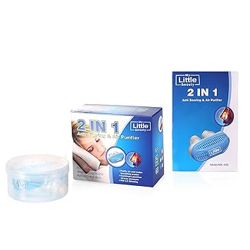 MY LITTLE BEAUTY 2 in 1 Anti-Schnarch Hilfsmittel - Nasendilator für sofortige Befreiung vom Schnarchen und komfortablen Schl