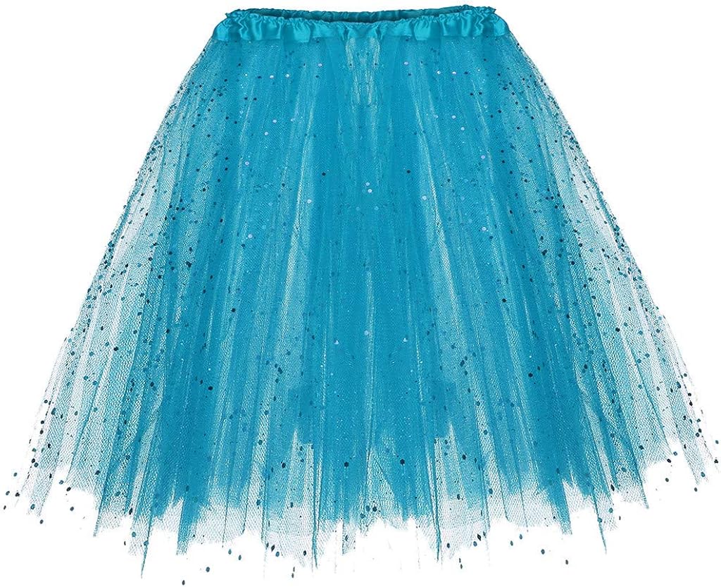 Frog Fun Women's Classic Elastic 3 Layered Tulle Tutu Skirt,Factory Direct Sale