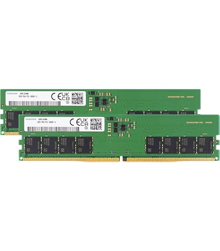 Samsung 16GB DDR5 5600MHz PC5-44800 CL46 UDIMM 1Rx8 Single