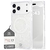 Cocomii Retangle Case for iPhone 17 Pro, Compatible with MagSafe, Iridescent Opal