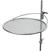 Breeo Outpost Grill 24 - Campfire Grill Grate, Stainless Steel, USA Made | X Series accessory, durable camping cooking rack, fire pit accessories