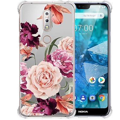 LUOLNH Nokia Case Slim Shockproof Clear Floral Kenya Ubuy