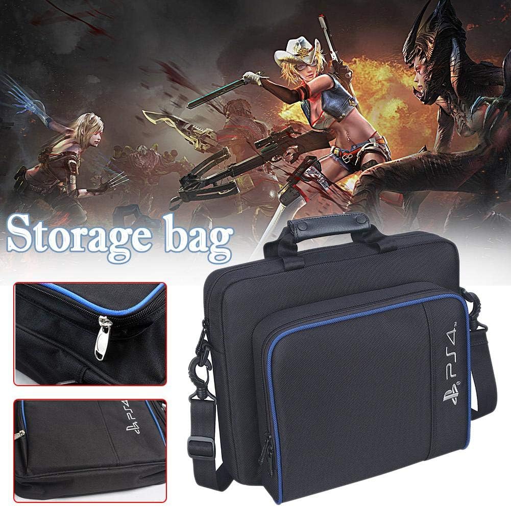LiuXi Black Anti-Shock Travel Console Storage Bags for PSP / PS4