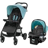 Graco Verb Lightweight Travel System (Stroller &amp; Car Seat), Merrick | 2 Modes: Infant Car Seat Carrier &amp; Toddler Stroller; One-Hand, Self-Standing Fold, Smooth Ride Suspension