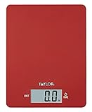 Taylor Red 11lb Ultra Thin Digital Kitchen