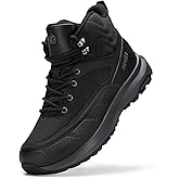 FitVille Wide Mens Boots Orthopedic Hiking Shoes with Arch Support for Men | Water-Resistant Wide Toe Box Boots Outdoor Trekking Backpack Shoes, Ankle Support &amp; Cushioning for Wide Feet, Flat Feet