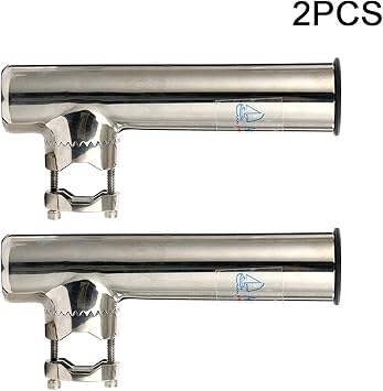 Amazon Amarine Made ステンレス製 ロッドホルダー ボート用竿立て 普通のロッドホルダーより釣り竿の高さを更に向上 2セット Amarine Made 竿掛け ロッドホルダー