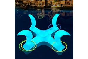 KELTNE Pool Toys for Kids Adult, Solar Inflatable Crescent Moon Pool Ring Toss Game for Indoor Outdoor Water Play, Cool Family Party Gift Summer Swimming Pool Toy for 4-8-12 Year Old Boys Girls Teens