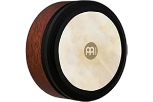 Meinl Percussion 14" Frame Drum, Extra Deep Shell Irish Bodhran-NOT MADE IN CHINA-Goat Skin Head, Brown Burl, 2-YEAR WARRANTY, (FD14IBO)