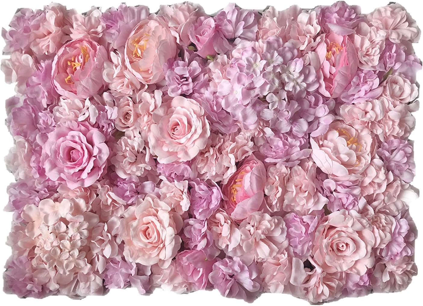 YNGJUENCP 24" X 16" Artificial Flowers Wall Decoration