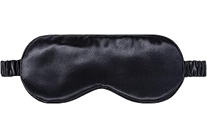 slip Pure Silk Sleep Mask - Black | 100% Mulberry Silk, Ultra Soft & Comfortable, Blocks Light for Restful Sleep | Adjustable Strap for Perfect Fit, Gentle on Skin & Hair | Ideal Travel Accessory