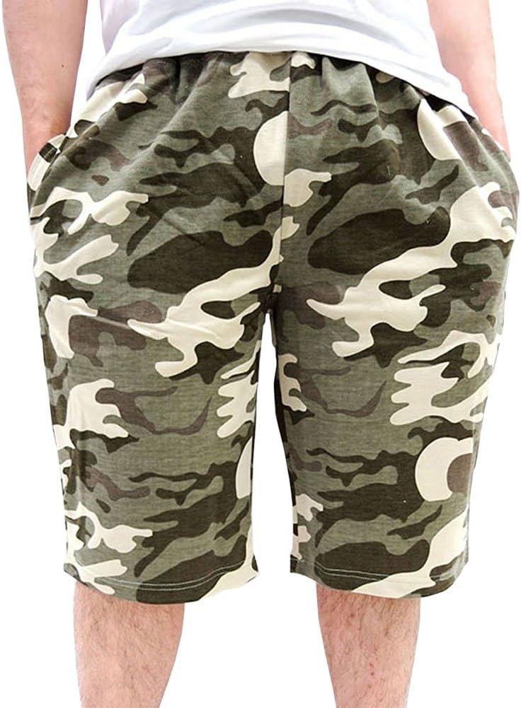 Barcedos Men's Camouflage Shorts Casual Active Sweatpants Camo