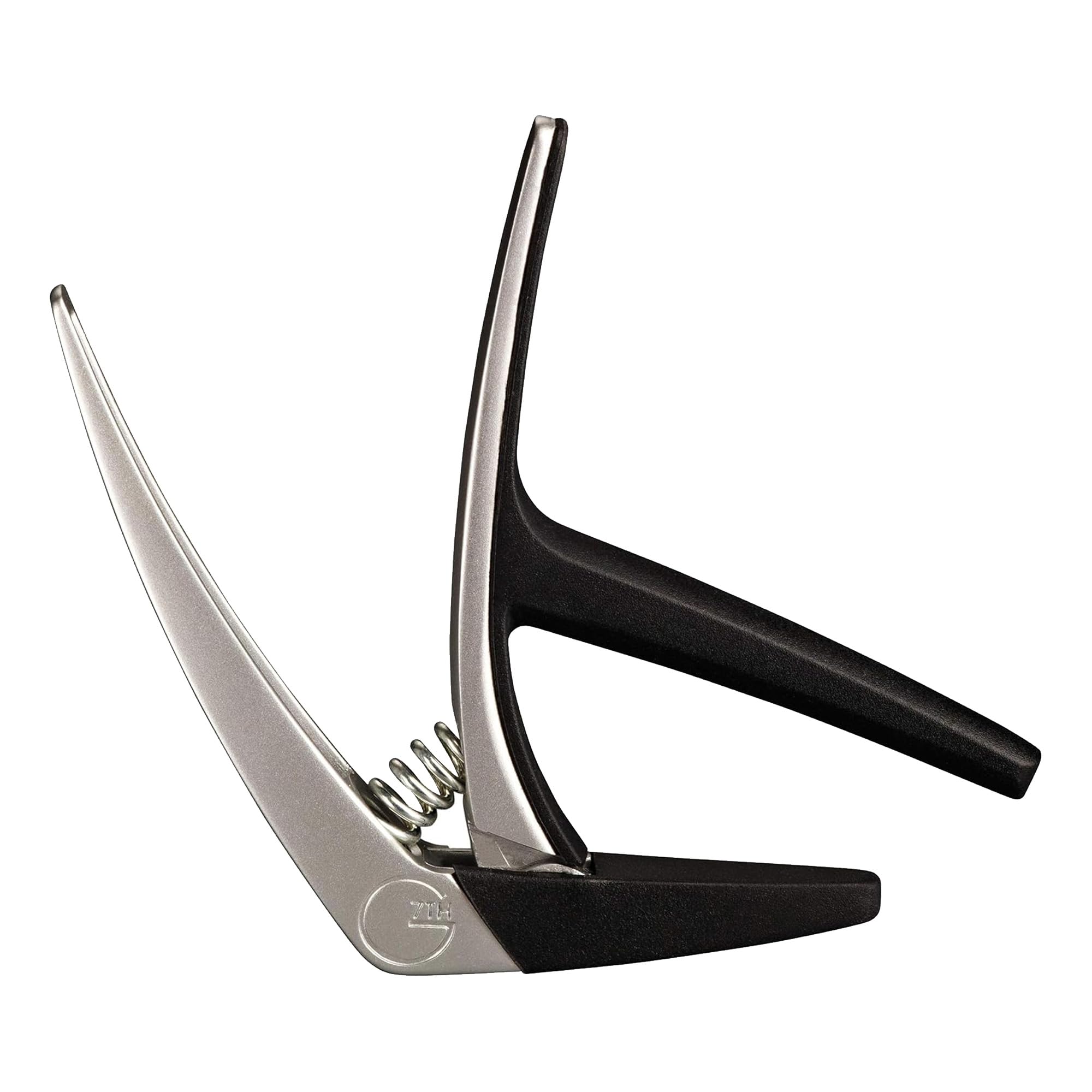 G7th Nashville 6 String Classical Silver Guitar Capo - Lightweight and Low Profile -for Classical and Flamenco Guitars - UK Designed