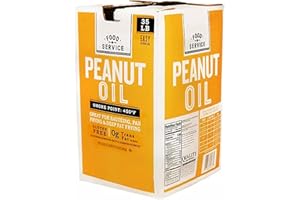 (4.5 Gallons) - ANF Brands Pure Peanut Oil - High Smoke Point, Nutty Flavor, Ideal for Frying and Cooking