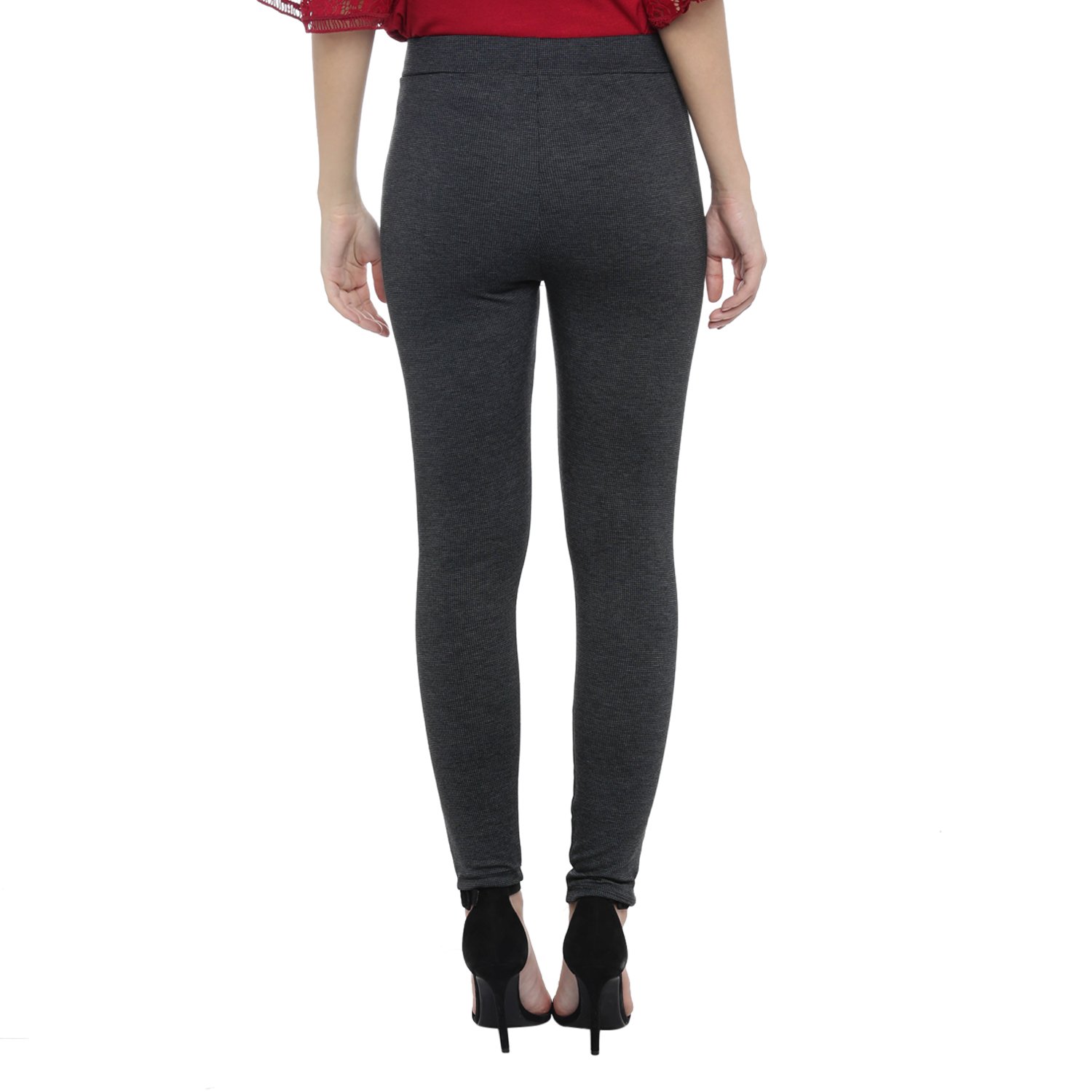 annabelle by pantaloons womens self design tregging