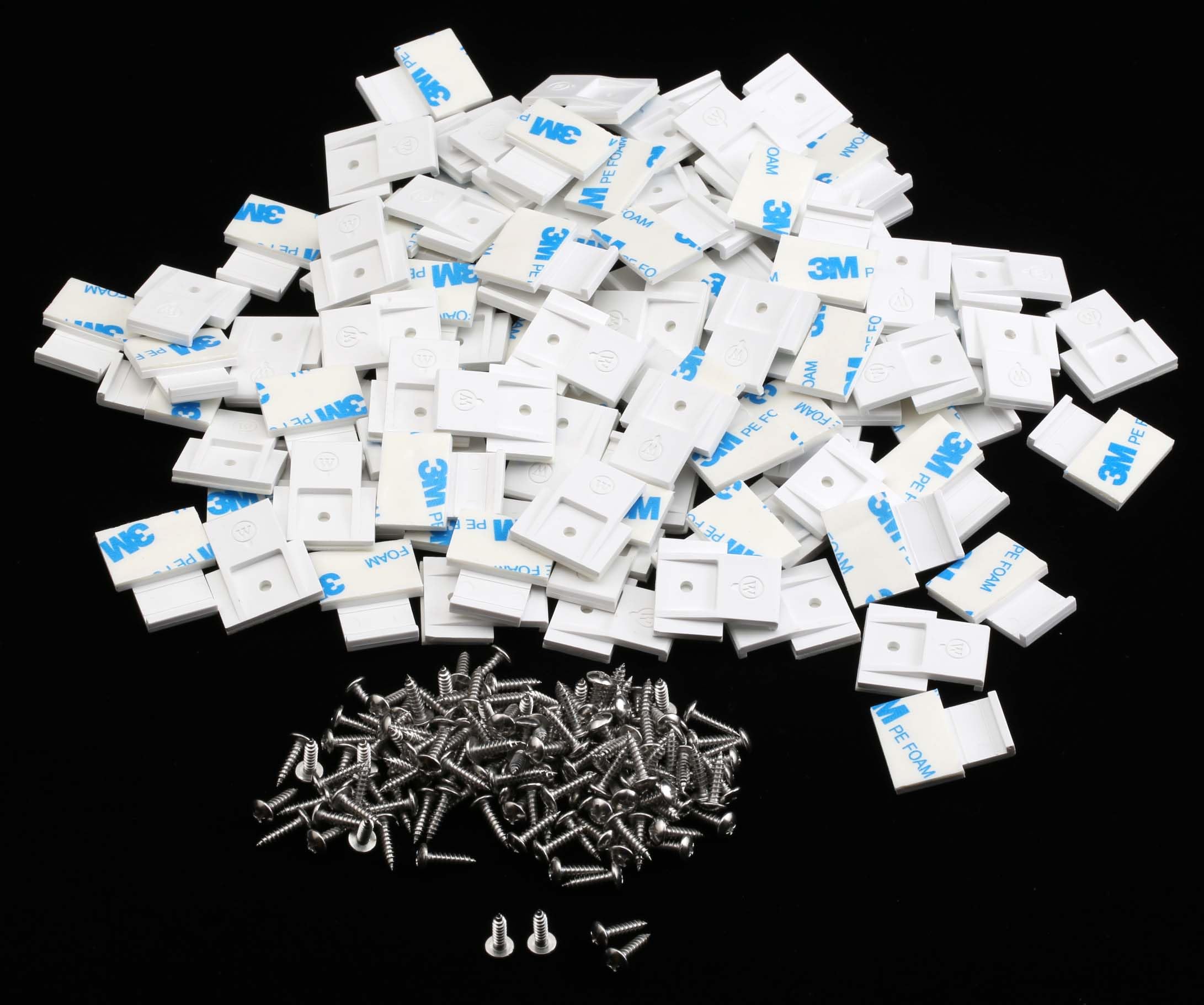 Photo 1 of 100 Pcs Screw Clips for Permanent Outdoor Lights with M3*12mm 316 Stainless Steel Screws Included Compatible with Govee Permanent Outdoor Lights H705A, H705B, H705C, H705D, H705E, H705F, H706A...