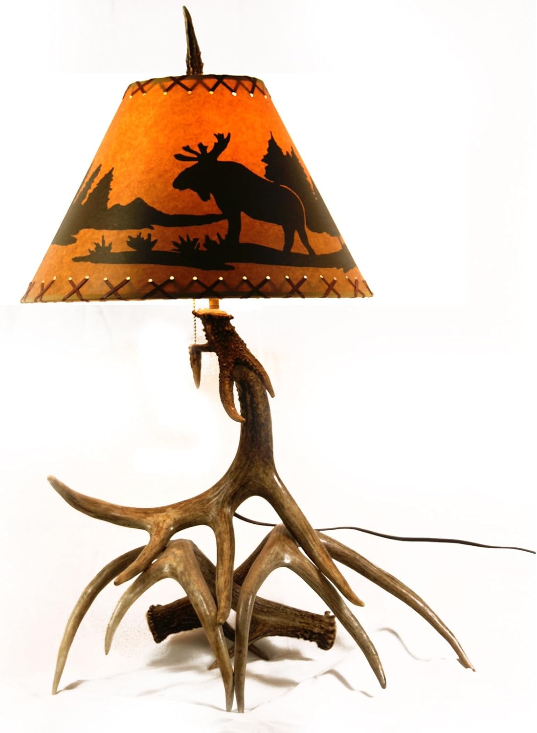 Deer Antler Table Lamp Real Deer Antler Antler Lamp Handcrafted in